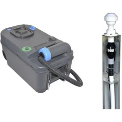 SOG Typ H (C220) 12 V Toilettenentlüftung Dachvariante dunkelgrau