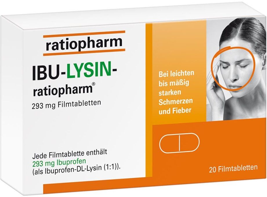 IBU-LYSIN-ratiopharm Ibu-Lysin ratiopharm 293 mg Filmtabletten