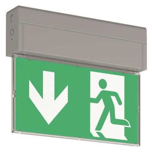 RZB Notleuchte GSUN-S 2W si 652804.004 1/3/8h 24m 4K Wand/Decke m.Scheibe, NFC (652804.004)