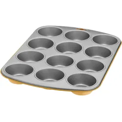 Kaiser Muffinform für 12 Muffins Happy Colors "exciting orange"