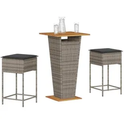 vidaXL, Gartentisch + Balkontisch, Garonella (60 x 60 x 110 cm)