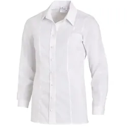 Damenbluse Langarm "08/2424" - 34 - Weiß