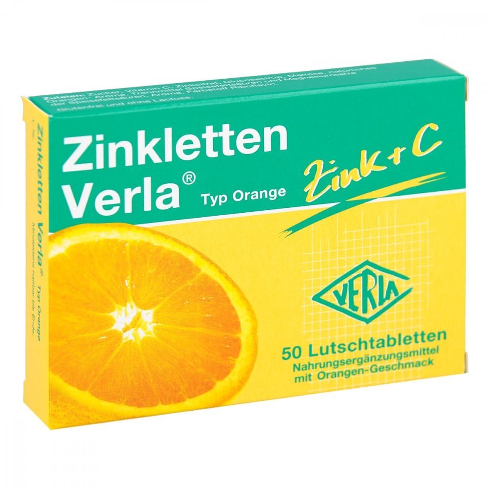Verla-Pharm Arzneimittel GmbH & Co. KG Zinkletten Verla Orange 03915450