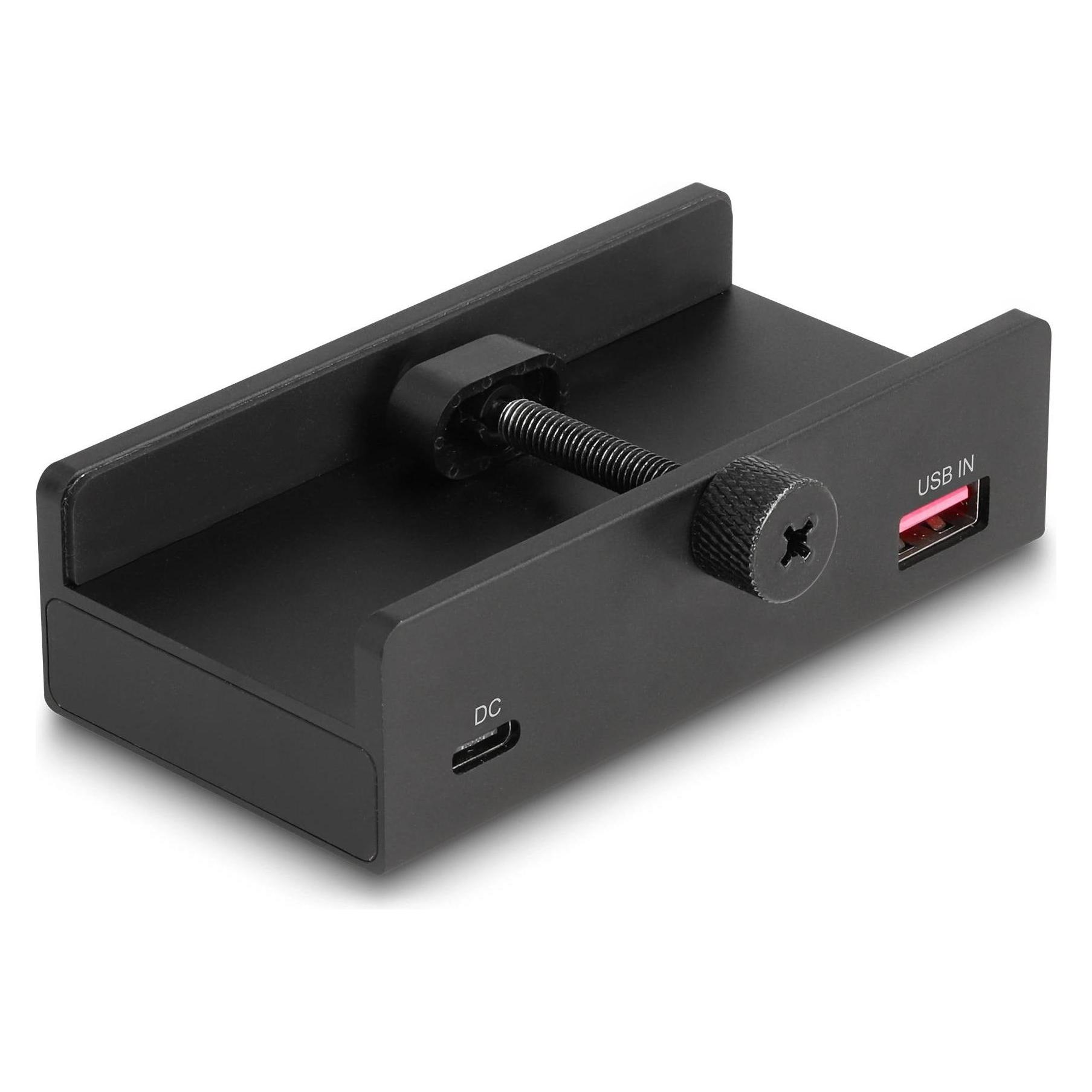 Delock Externer USB 5 Gbps 4 Port Hub 3 x USB Typ-A und 1 x (USB-A, 4 Ports) (64284)