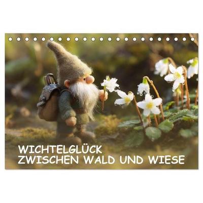 Wichtelglück zwischen Wald und Wiese (Tischkalender 2027 DIN A5 quer), CALVENDO Monatskalender