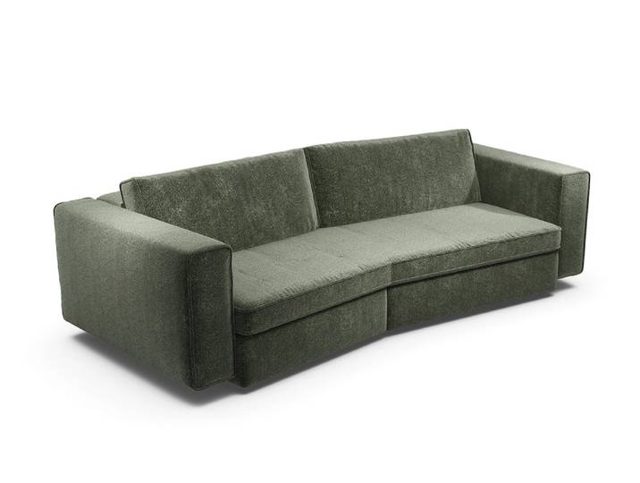 Einzelsofa CLOUDY1, Sensoo, grün, Textil