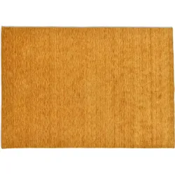 THEKO Teppich Holi Uni gold 140 x 200 cm