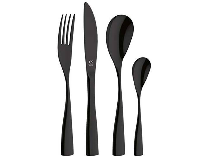 CS Kochsysteme BOCHOLT Besteckset, 24 Stück in Geschenkbox, Edelstahl, Farbe: goldfarben