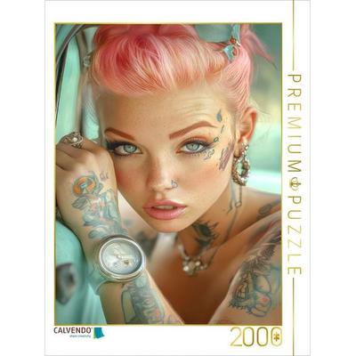 CALVENDO Puzzle Pin-up Girls | 2000 Teile Lege-Größe 90x67cm Foto-Puzzle für glückliche Stunden