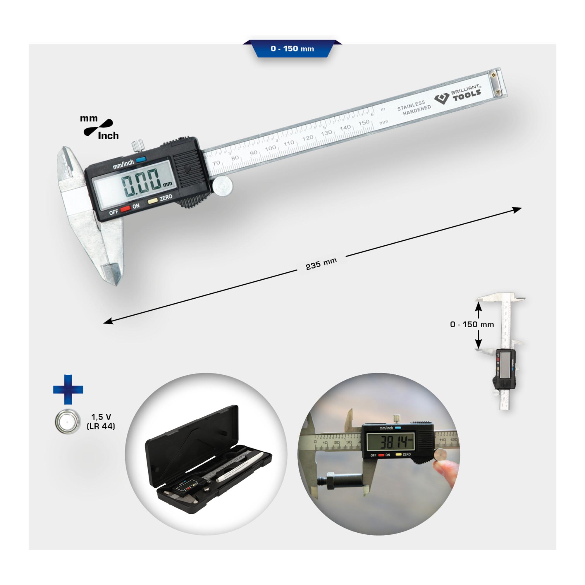 Brilliant Tools Digitaler Messschieber (BT114900)