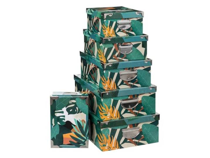 5 five simply smart 6 boîtes coin métal Multicolore