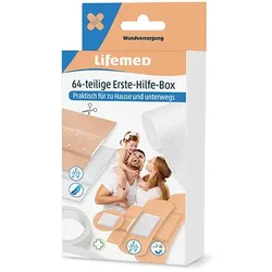 Lifemed Erste-Hilfe-Box 64-teilig 40 Packungen