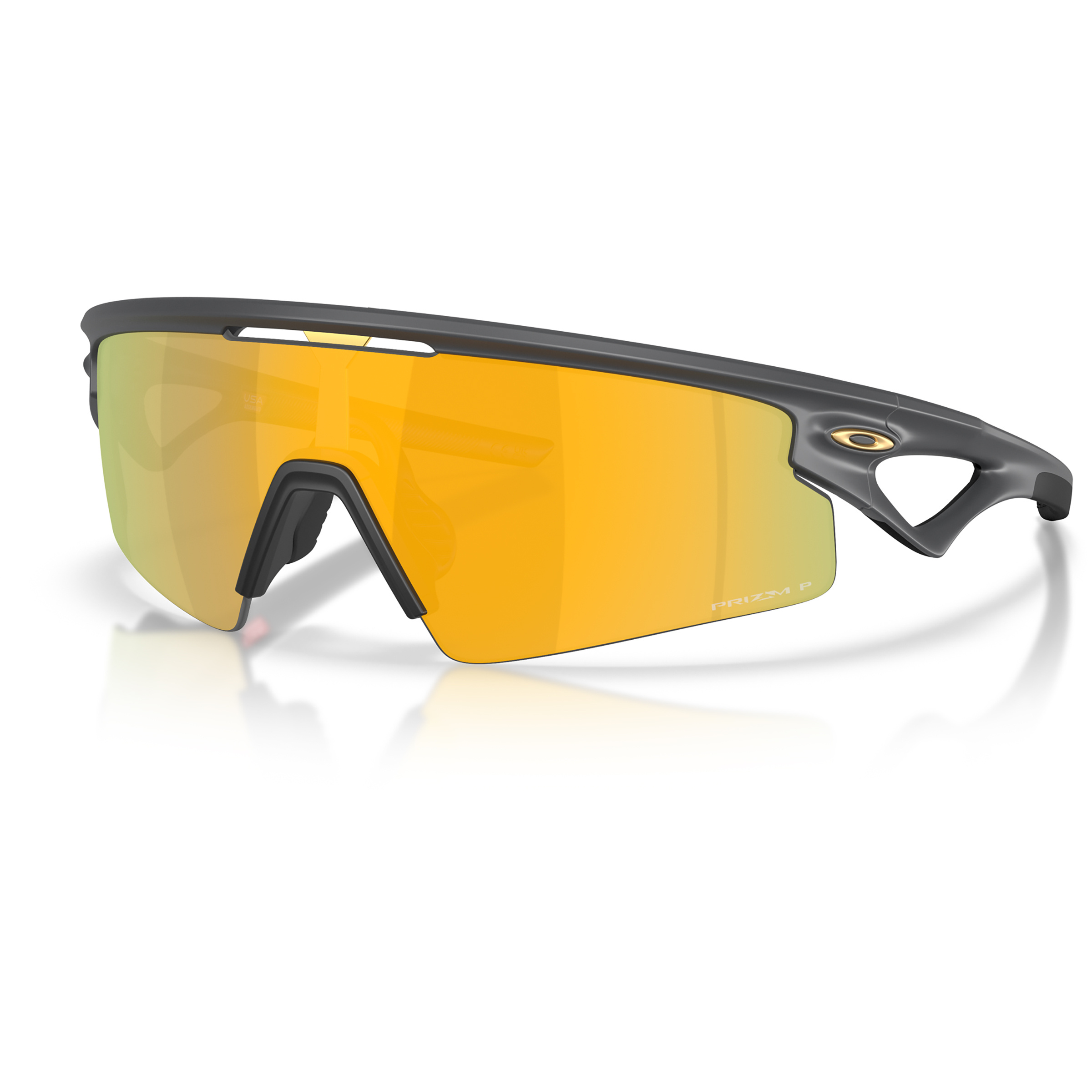 Oakley Sphaera Strike Sportbrille Sportbrillen & Sportsonnenbrillen carbon-prizm 24k polar Laufen | Rennrad | Skitour
