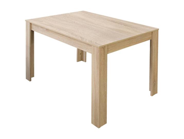 Livetastic Esstisch, Sonoma Eiche, rechteckig, Sockel, 80x75x120 cm, schnell aufzubauende und stabile Arbeitsfläche, Esszimmer, Tische, Esstische