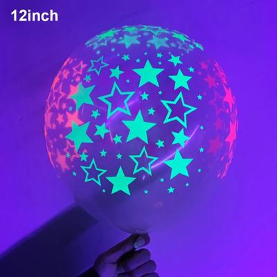 Uplift Picks Neon Party Fedora Hats Glow Bright Under UV Blacklight Party Celebrations balloon E (12 Pcs)