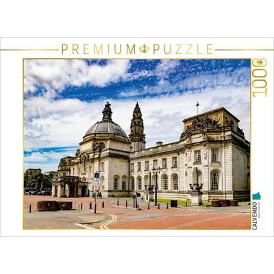 CALVENDO Puzzle Cardiff: City Hall 1000 Teile Puzzle quer | 1000 Teile Lege-Größe 64 × 48 cm Foto-Puzzle für glückliche Stunden