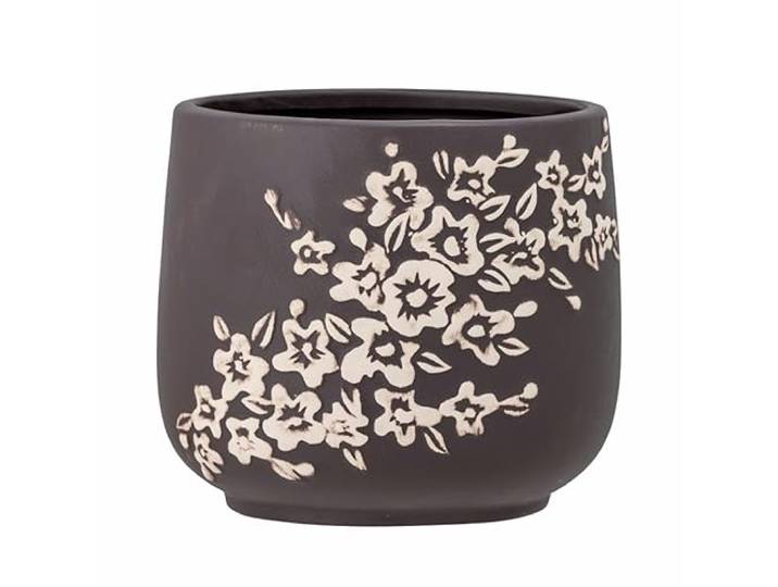 Betino Blumentopf, Braun, Steingut