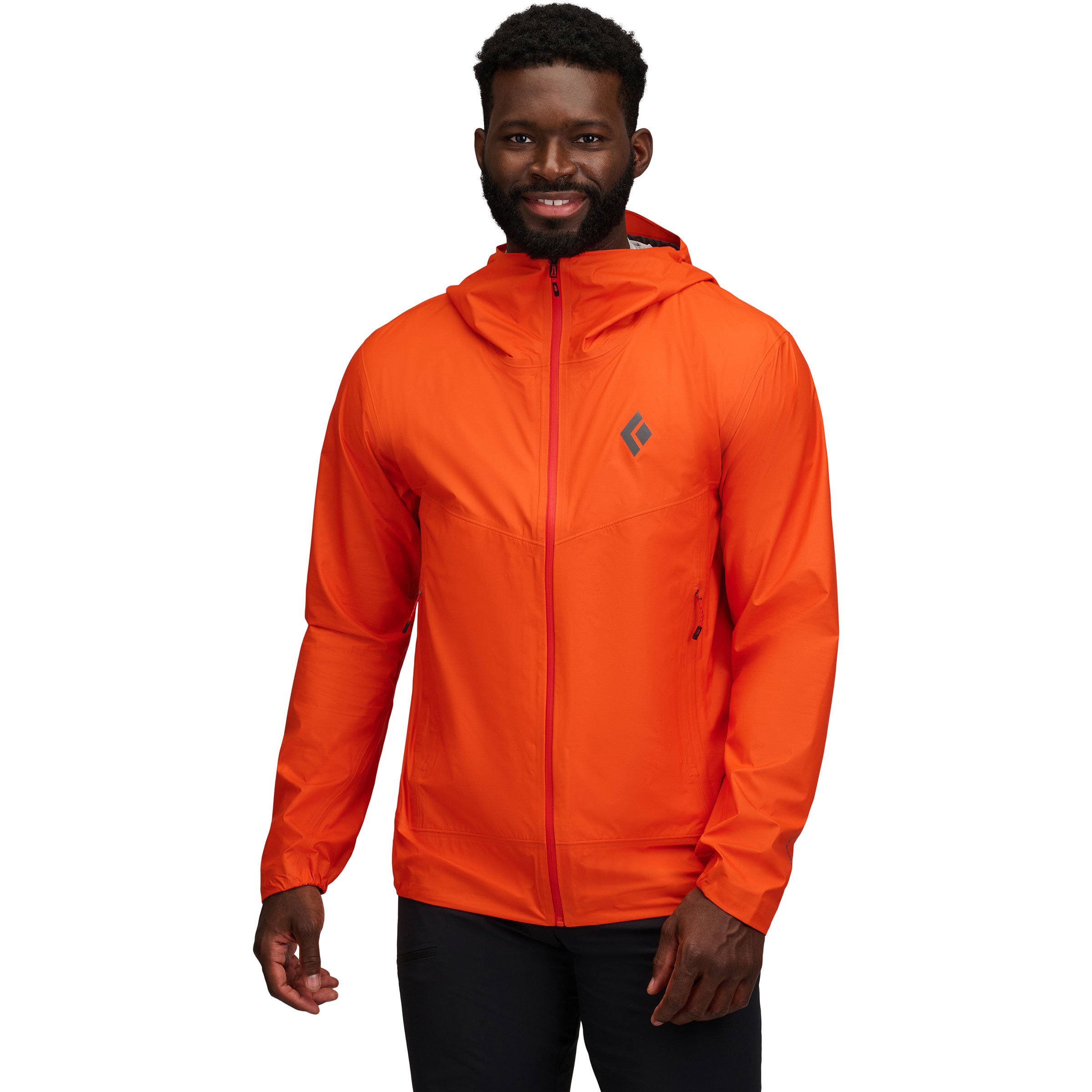 Black Diamond Deploy 3l Shell Herren Regenjacke rot Größe M Alpinklettern | Bergsteigen | Trailrunning Winddicht Wasserabweisend