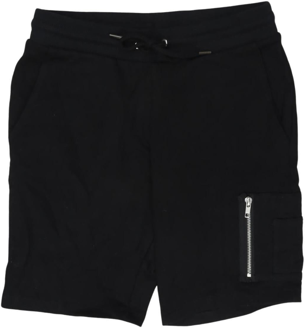 asos Herren Shorts, Schwarz, Gr. S, Elasthan / Baumwolle - Second Hand