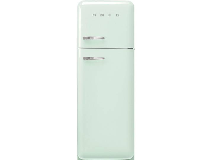 Smeg Kühl-Gefrier-Kombination, Pastellgrün, Metall, 1 Schublade(n),3 Schublade(n) Schubladen, C, 60x172x72.8 cm, Made in Italy, Abtauautomatik, LED-Innenbeleuchtung, elektronische Temperaturregelung, No-Frost, Warneinrichtung bei Temperaturanstieg, Kälteakku, Urlaubsschaltung, Küchen, Küchenelektrogeräte, Kühl- & Gefrierschränke, Kühl- und Gefrierkombinationen