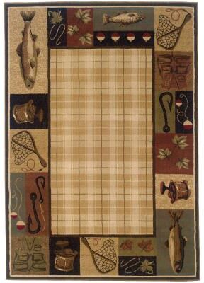 Style Haven Hearthstone Lodge Beige/ Black Area Rug