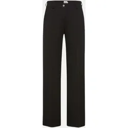 Wide-Leg Hose Style Maine Schwarz 20