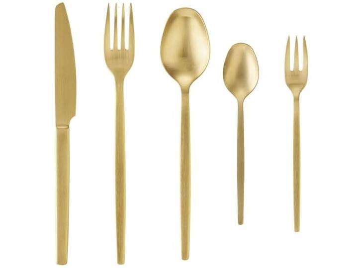 60 tlg. Besteckset ALEX GOLD, mit gold, matte PVD Beschichtung, Chromnickelstahl 18/10