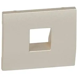 Legrand 771495 Abdeckung VDI 30° flach TAE Beschriftungsträger Galea titanium