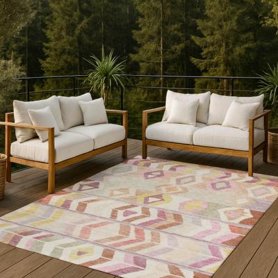 Addison Rugs Machine Washable Indoor/ Outdoor Global Bremen Chantille Rug