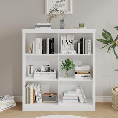 Garvee 6 Cube Storage Organizer Shelf, 53 Inch Tall Bookcase with Anti-Tip Design, Sturdy Wood Shelf