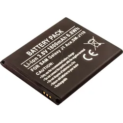 AKKU 13339 - Smartphone-Akku für Samsung-Geräte, Li-Ion, 1800 mAh