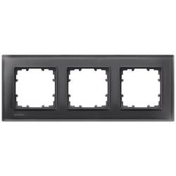 Siemens Schalterprogramm 3fach Rahmen Delta Schwarz 5TG12032 1 St.