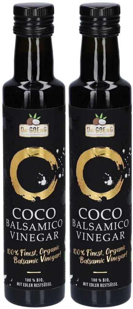 DR. GOERG Bio Kokosblüten Balsamico Essig 2x 2x250 ml