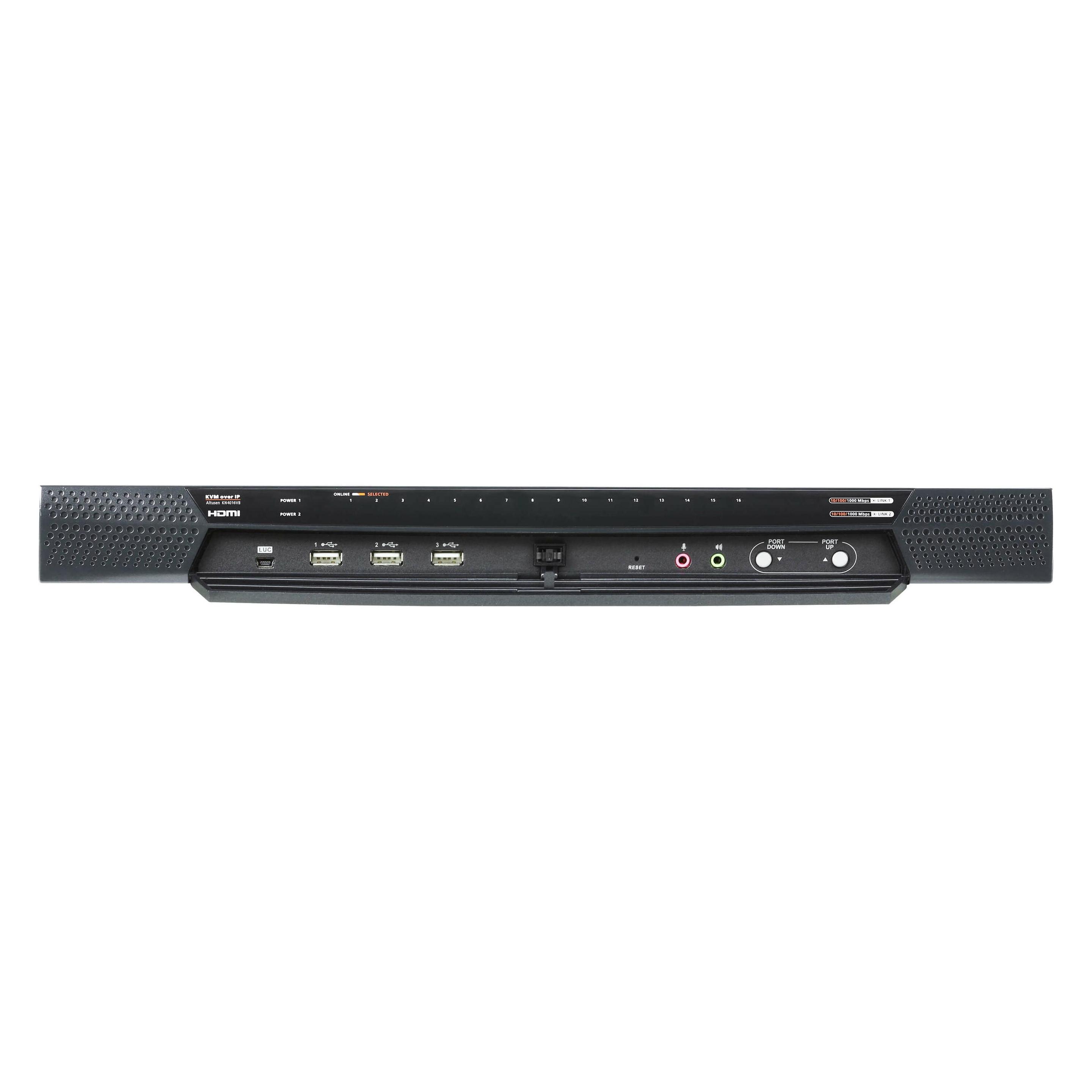 Aten KVM IP Switch 16-Port Cat 5 1 Local und 4 Rem (KN4016VB-AX-G)