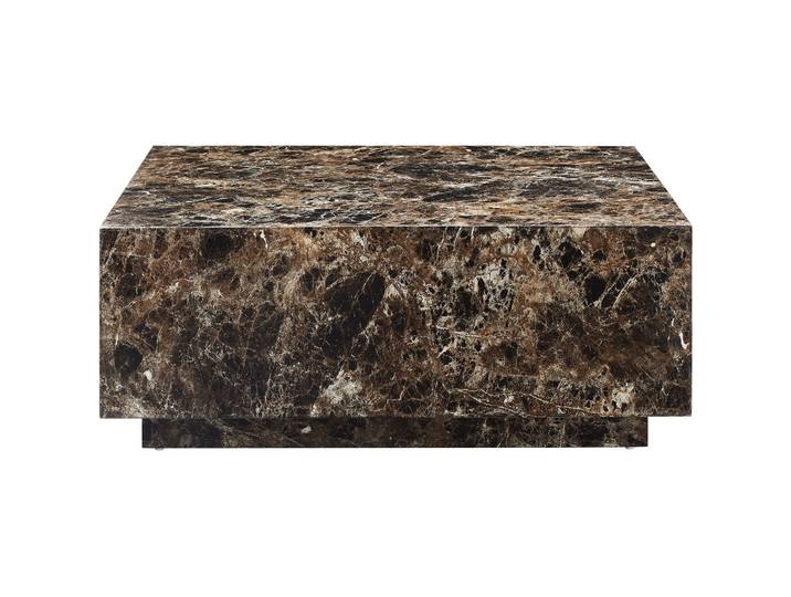 Salontisch Habit braun Holzwerkstoff B 90 T 90 cm