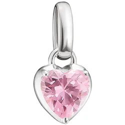 Thomas Sabo CC1329-051-9 Charm-Anhänger Herz Rosa Connect Silber