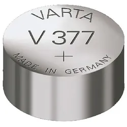 Varta Uhrenbatterie 377, wie V377, S32, 606, 280-39, D377, 377, SR626SW, 1176SO, SB-AW, BA, SR66