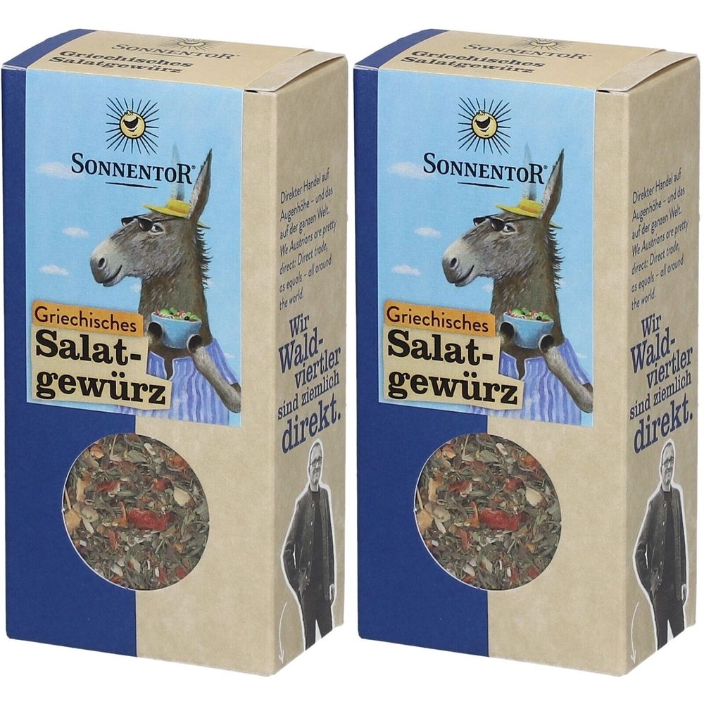 Sonnentor Gewmi Griech.salat x2 2x35 g Gewürze