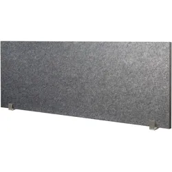Schreibtisch-Set desktopz ?nie wieder bohren? Farbe: grau, Größe: 150x50x2,5cm