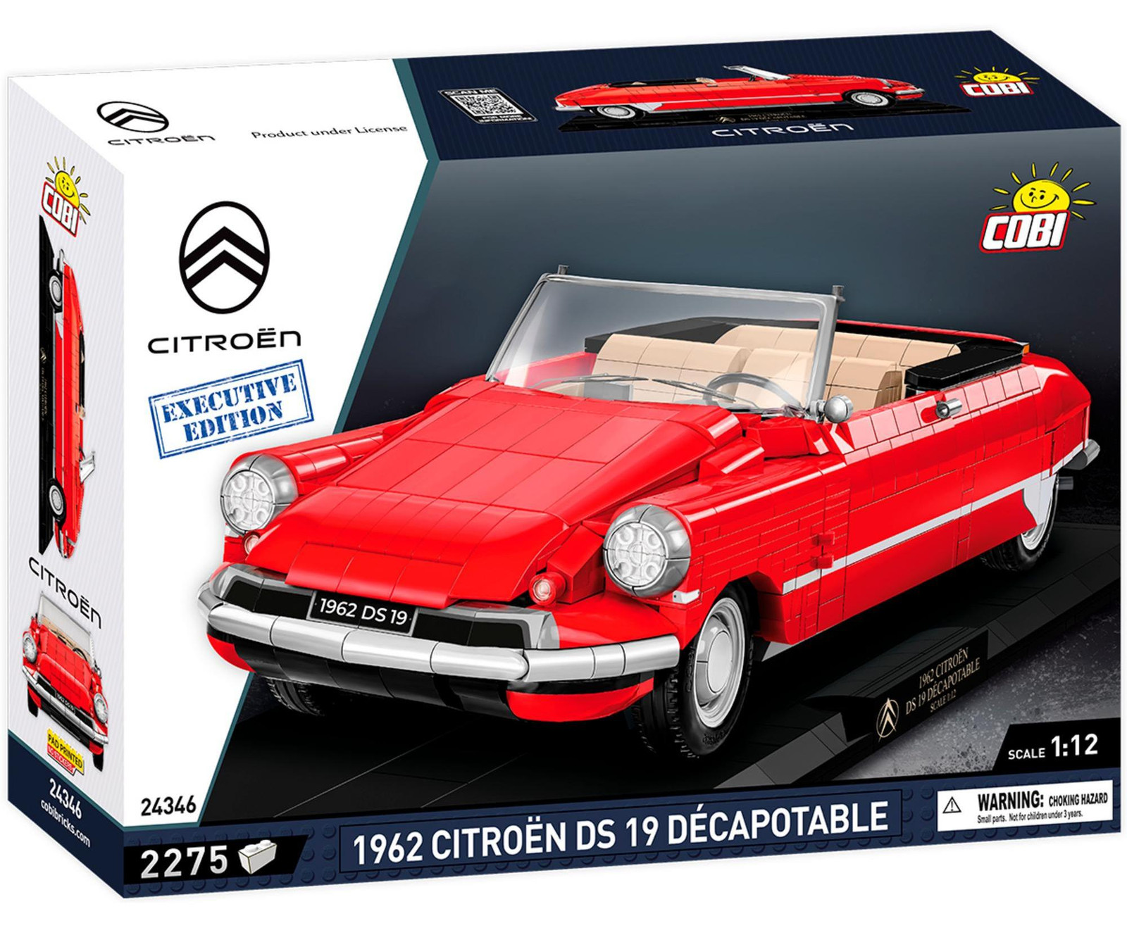Cobi Citroën DS 19 Convertible Executive-uitvoering bouwjaar 1962