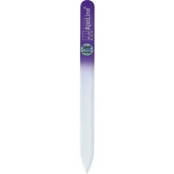 Apoline Nagelfeile Glas Lila 9cm 1 ST