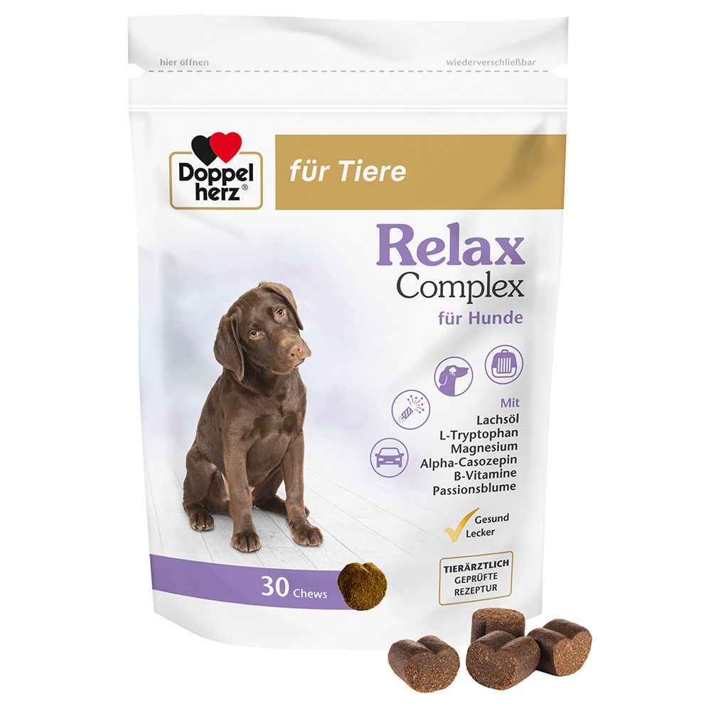 Doppelherz für Tiere Relax Complex Chews f.Hunde 30 St Kautabletten