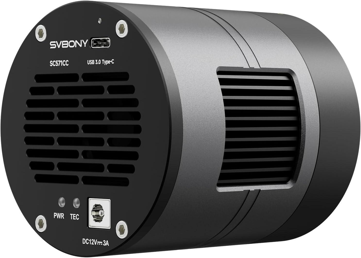 SVBONY SC571CC Teleskopkamera mit 26MP IMX571 BSI-Sensor, 35° Zweistufige TEC Farbkühlung, Astronomische Kamera ohne Amp-Glow, für Emissionsnebel