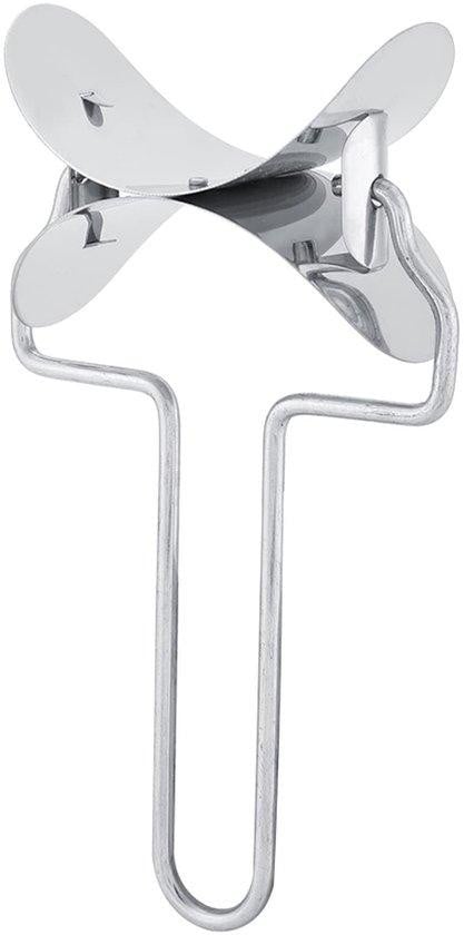 Dailygoods Deegschraper van Roestvrij Staal - Zilver