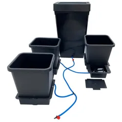1Pot Bewässerungssystem Komplettset mit 3 Töpfen