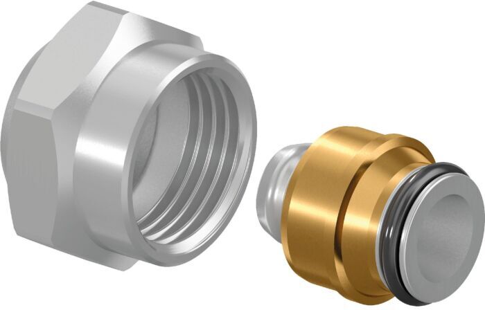 Uponor SK-Verschraubung 1058097 16 mm x G 1/2 IG, für UP-Spülkasten Geberit 2002