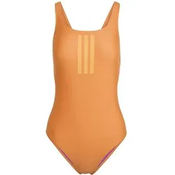 ADIDAS Damen Badeanzug 3-Streifen, Größe 36 in Orange Orange