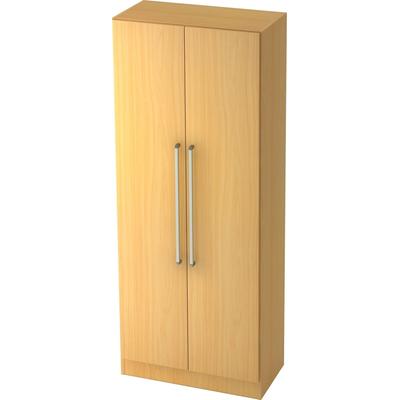 Hammerbacher Schrank Solid 5OH BxTxH 80x42x200,4cm Griff CE Buche/Buche