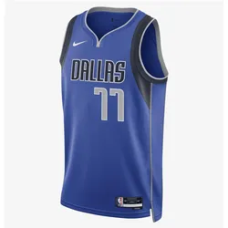 Nike, Herren, Sportshirt, Dallas Mavericks Icon Edition 2022/23 Dri-FIT NBA Swingman Jersey (S), Blau
