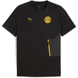 PUMA BVB Borussia Dortmund Pumatech Pocket Shirt Herren 10 - PUMA black/yellow sizzle S